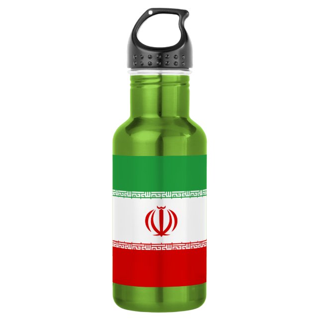 Botella De Agua Bandera de Irán (Anverso)