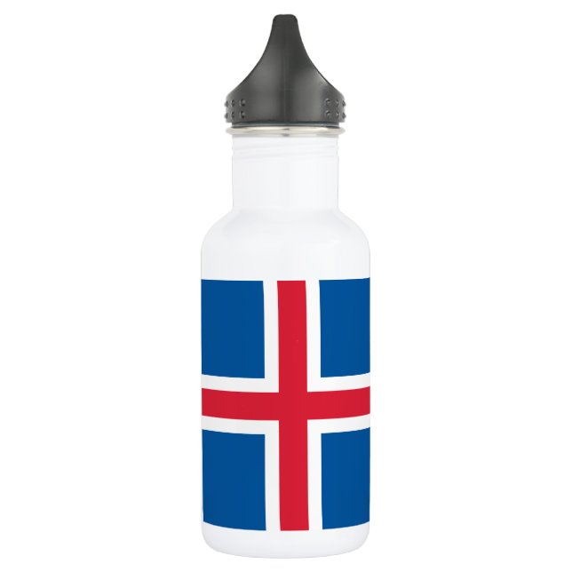 Botella De Agua Bandera de Islandia (Izquierda)
