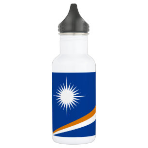 Botella De Agua Bandera de Islas Marshall