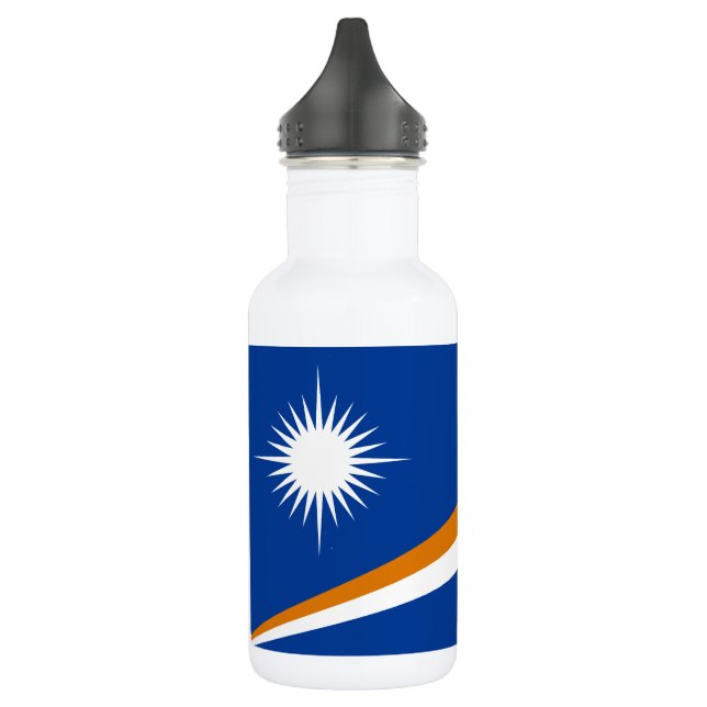 Botella De Agua Bandera de Islas Marshall (Izquierda)