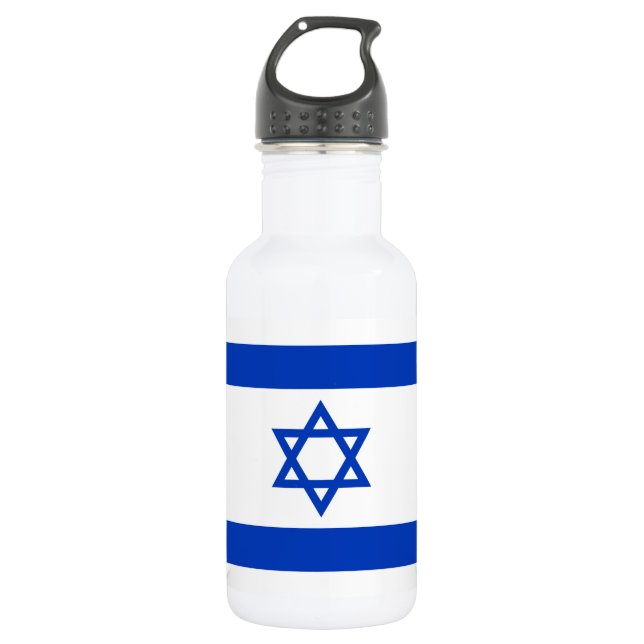 Botella De Agua Bandera de Israel (Anverso)