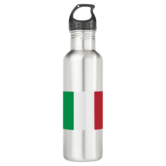 Botella De Agua Bandera de Italia (Anverso)