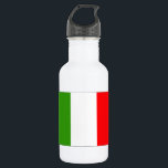 Botella De Agua Bandera de Italia<br><div class="desc">Bandera de Italia</div>