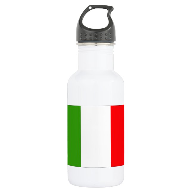 Botella De Agua Bandera de Italia (Anverso)