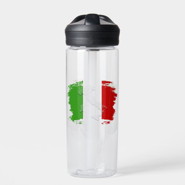 Botella De Agua Bandera de Italia (Delante)