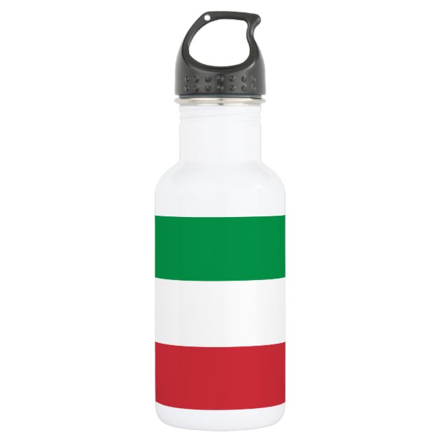 Botella De Agua Bandera de Italia (Anverso)