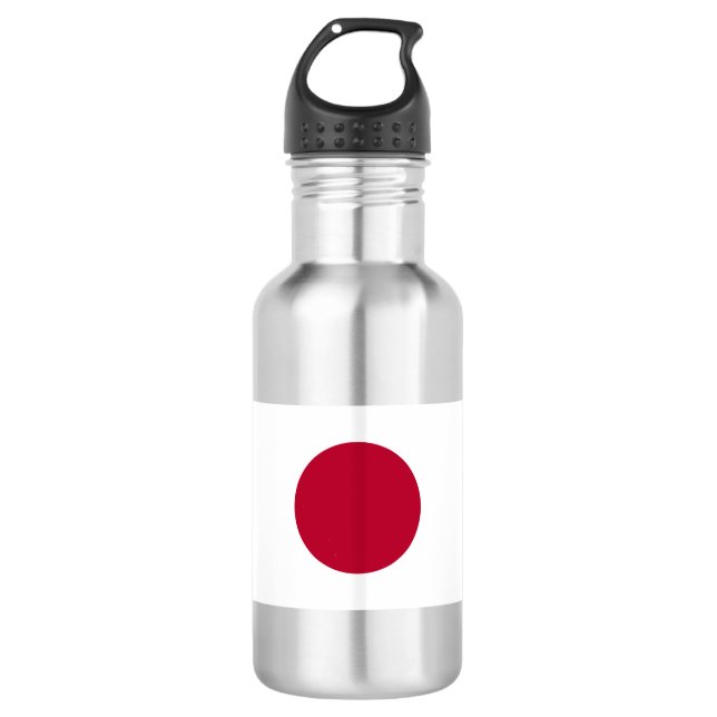 Botella De Agua Bandera de Japón (Anverso)