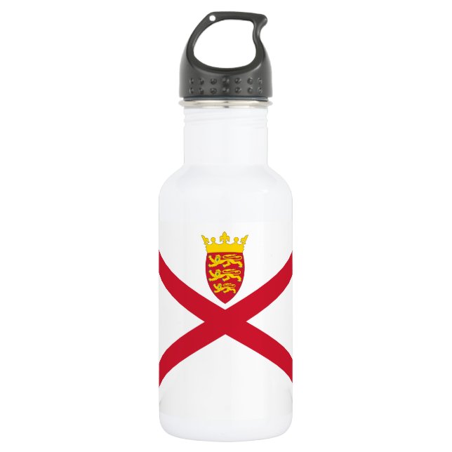 Botella De Agua Bandera de Jersey (Anverso)