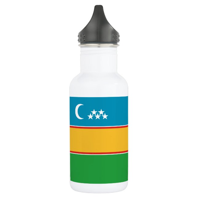 Botella De Agua Bandera de Karakalpakstan (Izquierda)