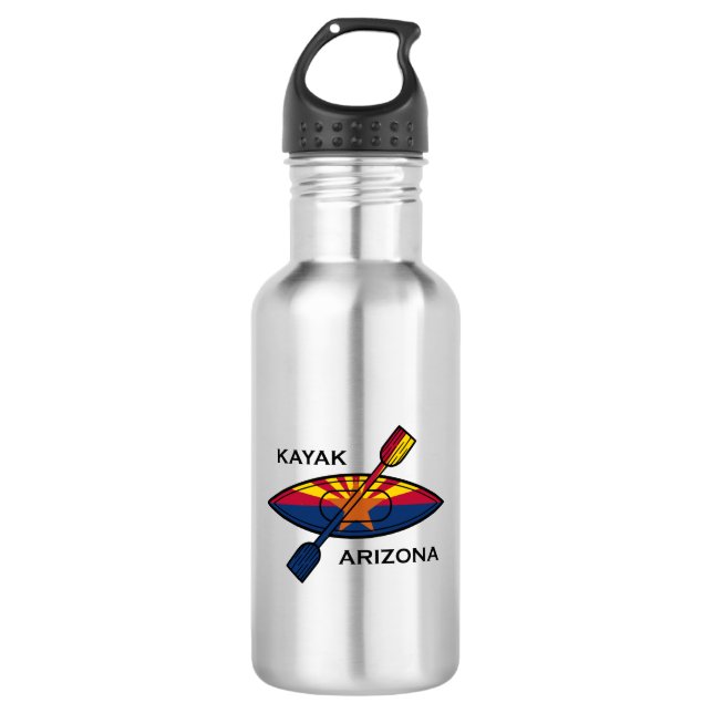 Botella De Agua Bandera de Kayak Arizona (Anverso)