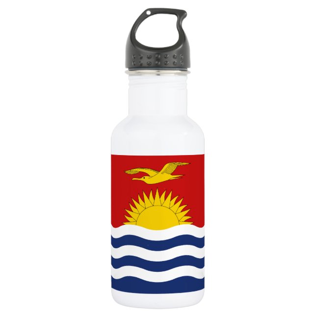 Botella De Agua Bandera de Kiribati (Anverso)