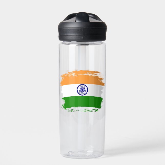 Botella De Agua Bandera de la India (Delante)