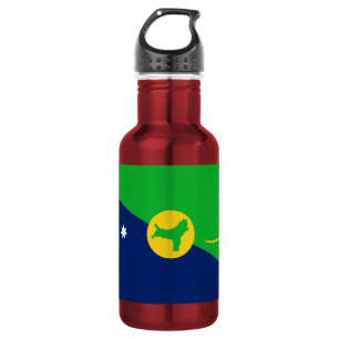 Botella De Agua Bandera de la Isla de Navidad