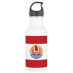 Botella De Agua Bandera de la Polinesia Francesa