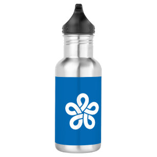 Botella De Agua Bandera de la prefectura de Fukuoka, Japón