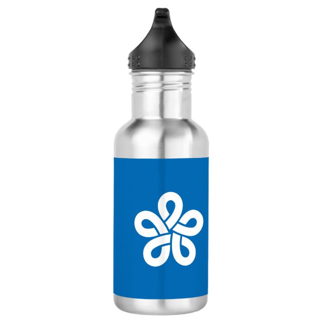 Botella De Agua Bandera de la prefectura de Fukuoka, Japón (Derecha)