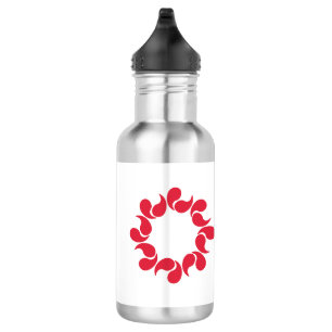 Botella De Agua Bandera de la prefectura de Saitama, Japón