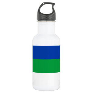Botella De Agua Bandera de la República Komi