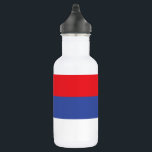 Botella De Agua Bandera de la República Srpska<br><div class="desc">Bandera patriótica de la República Srpska.</div>