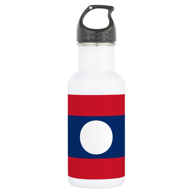 Botella De Agua Bandera de Laos (Anverso)