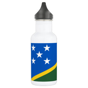 Botella De Agua Bandera de las Islas Salomón