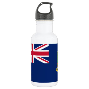 Botella De Agua Bandera de las Islas Vírgenes Británicas
