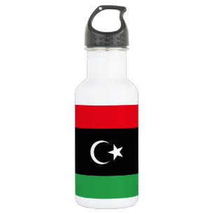 Botella De Agua Bandera de Libia