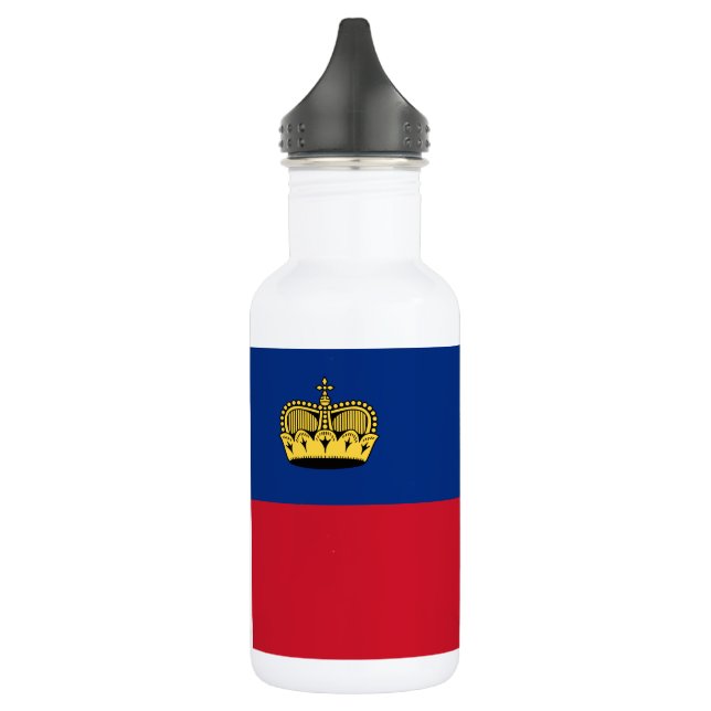Botella De Agua Bandera de Liechtenstein (Izquierda)