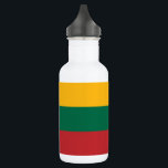 Botella De Agua Bandera de Lituania<br><div class="desc">Bandera patriótica de Lituania.</div>