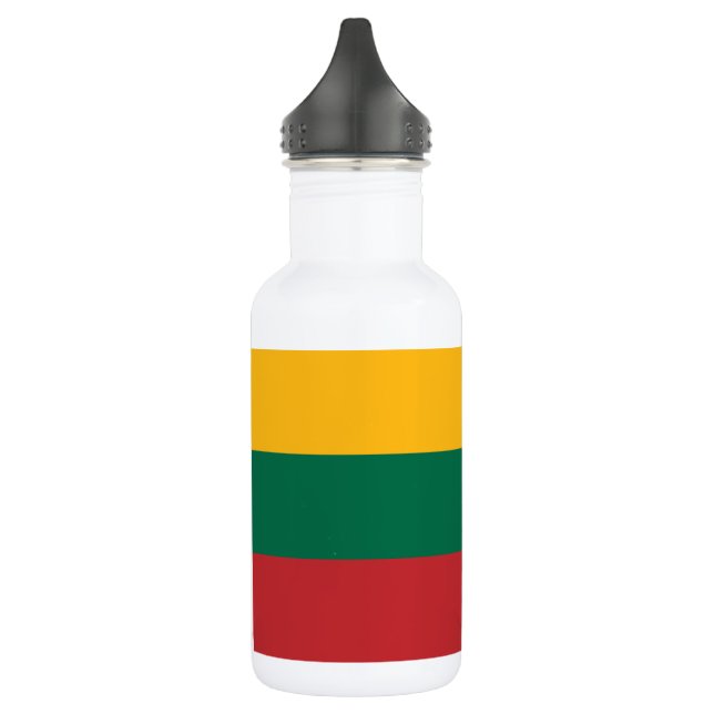 Botella De Agua Bandera de Lituania (Izquierda)