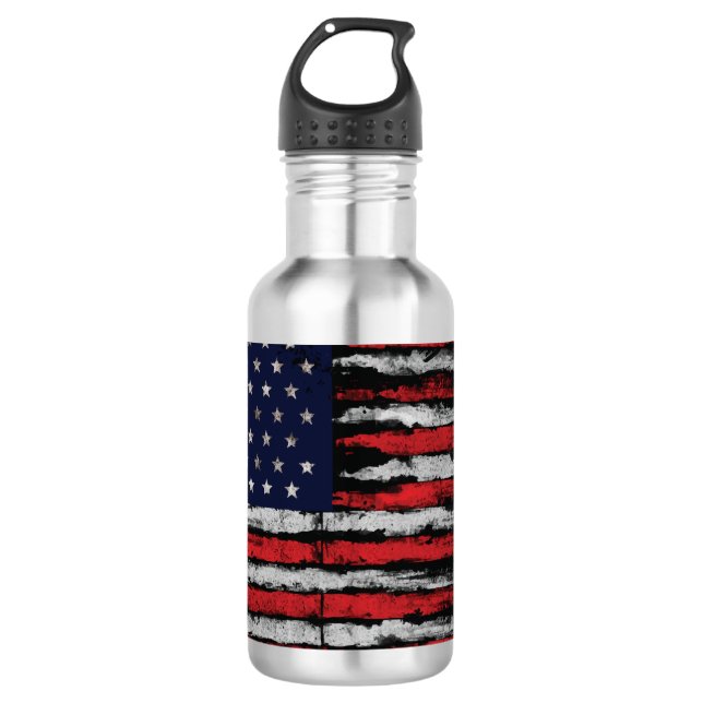Botella De Agua Bandera de los Estados Unidos (Anverso)