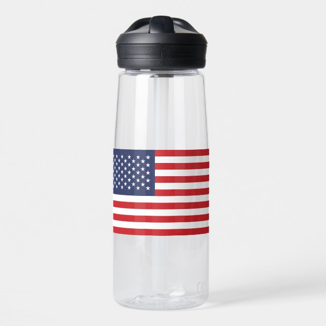 Botella De Agua Bandera de los Estados Unidos (Delante)