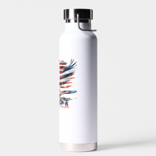 Botella De Agua Bandera de los Estados Unidos. América