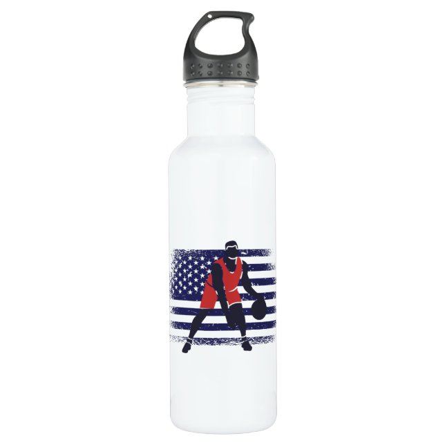 Botella De Agua Bandera de los Estados Unidos de América (Anverso)