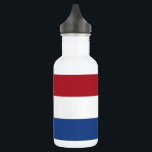 Botella De Agua Bandera de los Países Bajos<br><div class="desc">Bandera patriótica de los Países Bajos.</div>