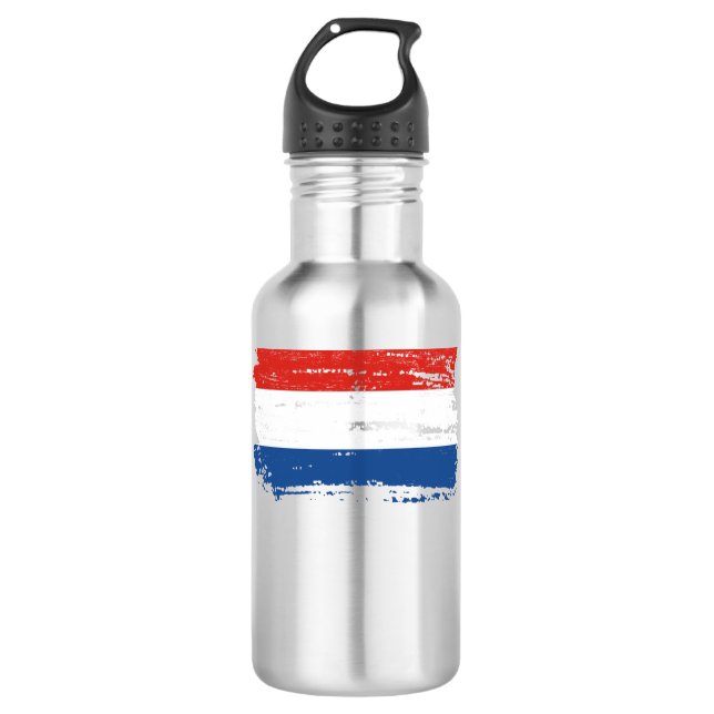 Botella De Agua Bandera de los Países Bajos (Anverso)
