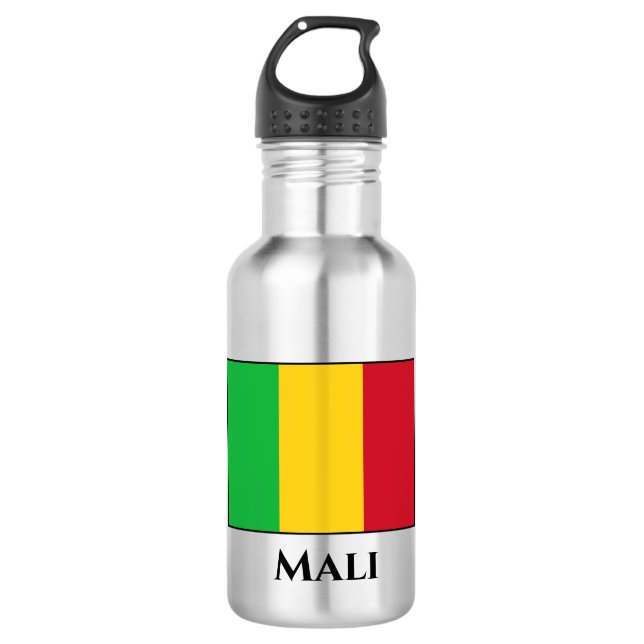 Botella De Agua Bandera de Mali (Anverso)