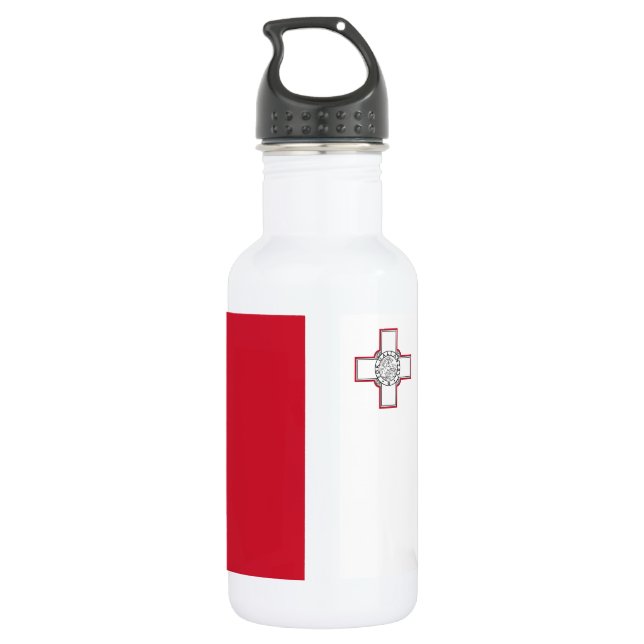 Botella De Agua Bandera de Malta (Reverso)