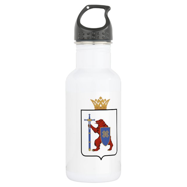 Botella De Agua Bandera de Mari El (Anverso)