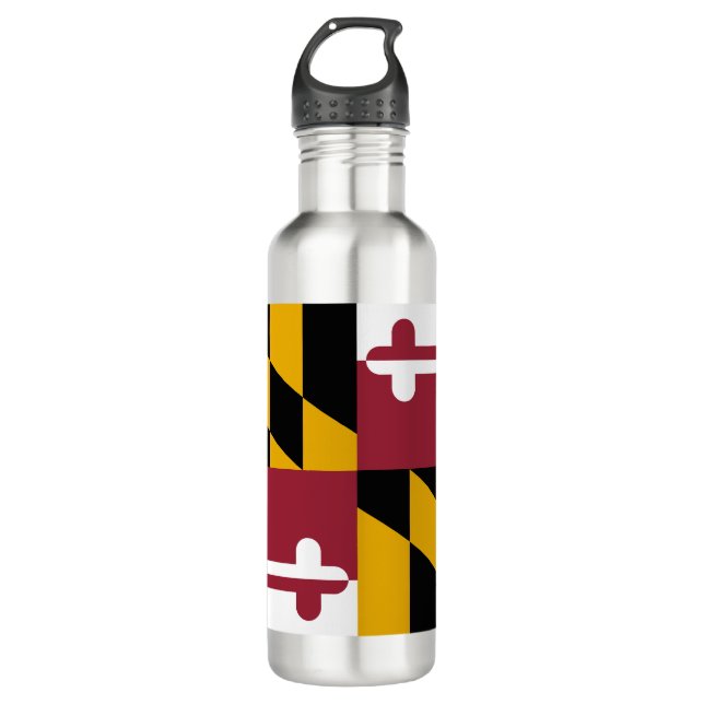 Botella De Agua Bandera de Maryland (Anverso)