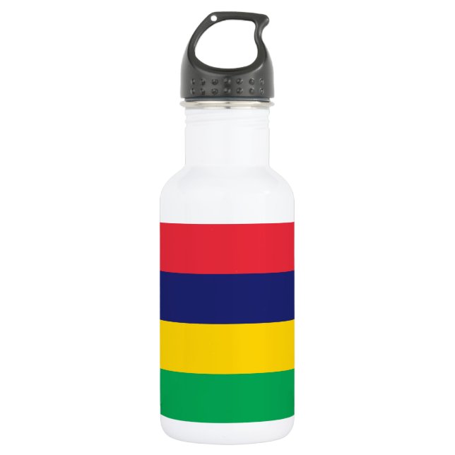 Botella De Agua Bandera de Mauricio (Anverso)