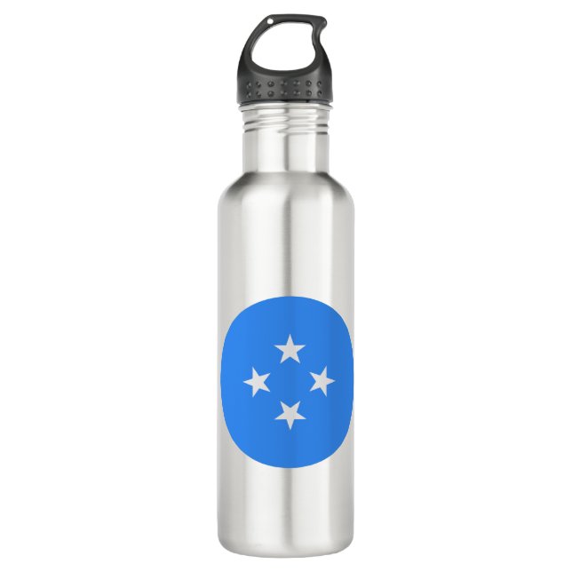 Botella De Agua Bandera de Micronesia (Anverso)