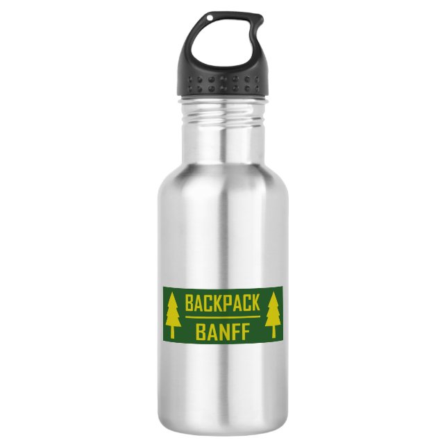 Botella De Agua Bandera de mochila (Anverso)