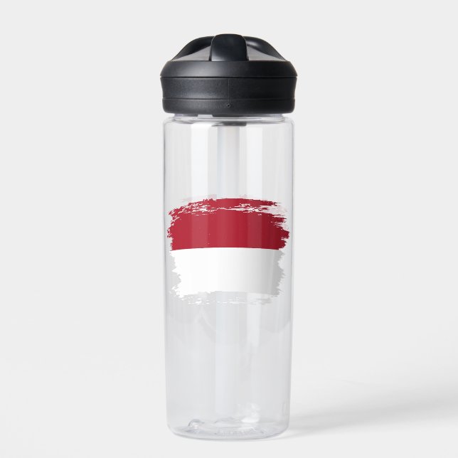 Botella De Agua Bandera de Mónaco (Delante)