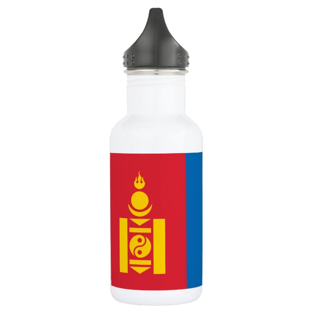 Botella De Agua Bandera de Mongolia (Izquierda)