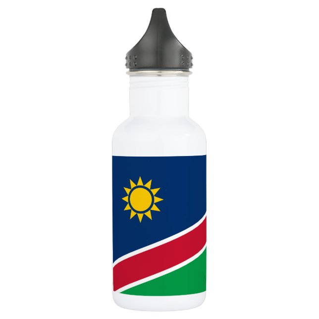 Botella De Agua Bandera de Namibia (Izquierda)