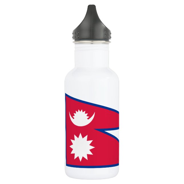Botella De Agua Bandera de Nepal (Izquierda)