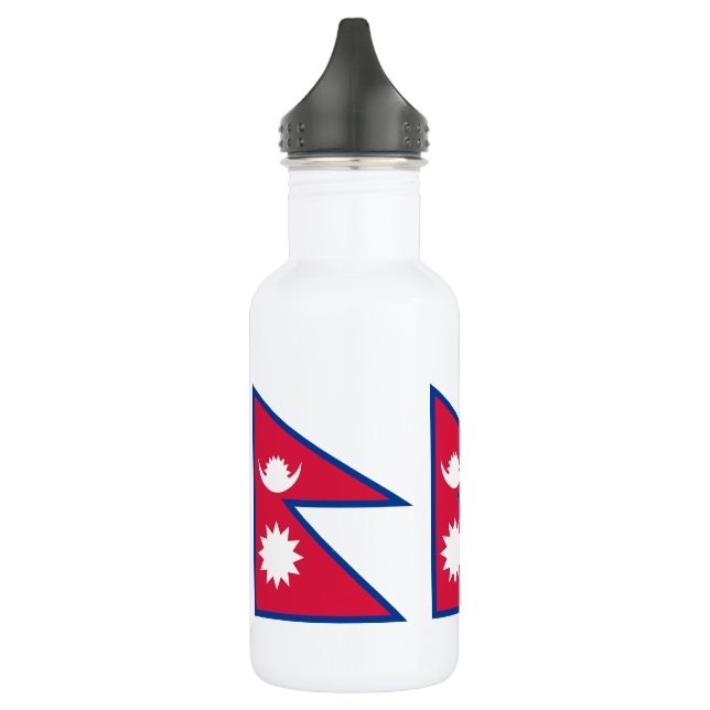 Botella De Agua Bandera de Nepal (Izquierda)
