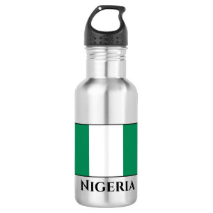Botella De Agua Bandera de Nigeria (nigeriana)