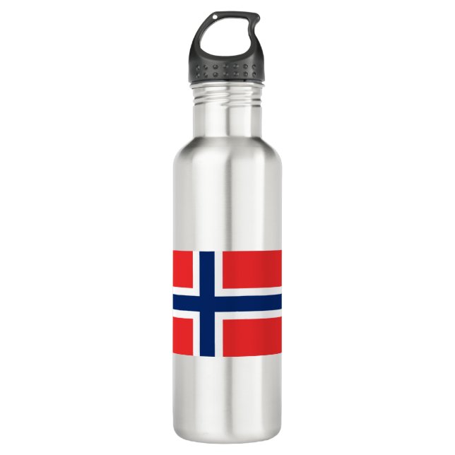 Botella De Agua Bandera de Noruega (Anverso)